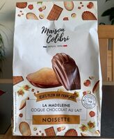 Madeleine noisette coque chocolat au lait