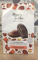 Madeleine chocolat et coque chocolat noir