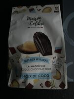 La madeleine coque chocolat noir Noix de coco