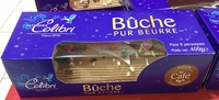Bûche pâtissière au beurre