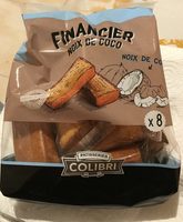 Financier Noix de Coco X 8