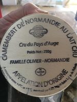 Camembert de normandie au lait cru du pays d'Auge