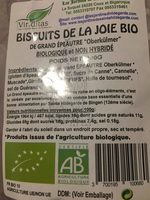 Biscuit de la joie bio