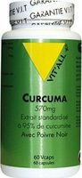 Curcuma + Poivre Noir - 60 Capsules - Vitall+