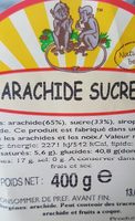 Arachide sucréé