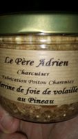 Terrine de foie de volaille au pineau