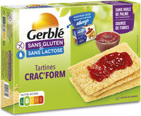 Crac'Form Gerblé Sans Gluten et Sans Lactose