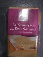 Terrine fine aux deux saumons nature et fumé