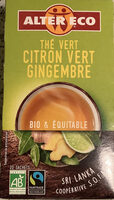 Thé vert citron vert gingembre bio & équitable