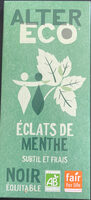 Noir Pérou éclats de menthe