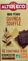 Noir quinoa soufflé