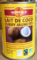Lait de coco curry jaune épicé
