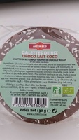 Galettes de riz chocolat lait coco
