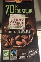 Bio & Equitable - Chocolat noir - 70% Équateur
