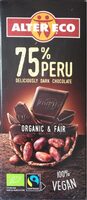75% peru chocolate