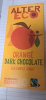 Orange dark chocolate