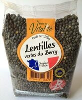 Lentilles vertes du Berry