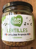 Lentilles cuisinées