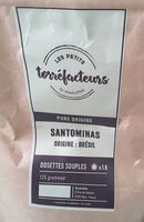 Dosettes souples café Santominas origine Brésil
