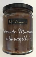 Crème de marrons a la vanille