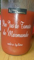 Jus de tomate salé à 3g/l