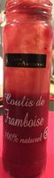 Coulis de framboise 100% naturel