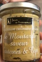 Preparation culinaire a base de moutarde sauternes et cèpes