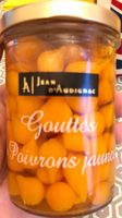 Gouttes de poivrons jaunes