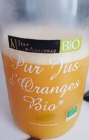 Pur jus d'orange bio