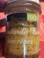 Moutarde Bio aux cepes
