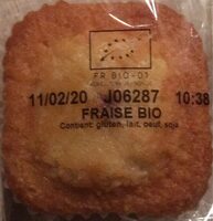 Quatre-quarts bio fourré a la fraise