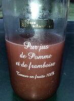 Pur jus de pomme et de framboise