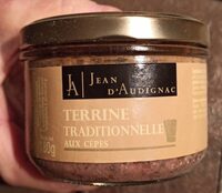 Terrine traditionnelle aux cèpes