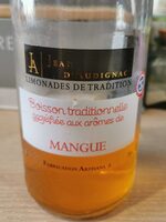 Boisson traditionnelle gazeifiee aux arômes de mangue