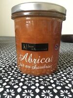 Confiture d'abricot cuit au chaudron