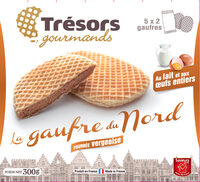 Trésors gaufre du nord fourrées vergeoise