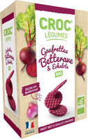 Gaufrettes Betterave Echalote Bio