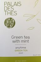 Palais Des Thes Green Tea With Mint 20 Tea Bags 40G / 1.4oz