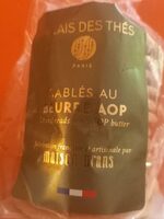 Sablés au beurre aop