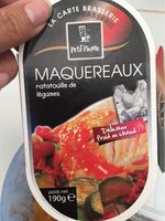 Maquereau ratatouille de legumes
