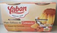 Gâteau de semoule nappage caramel