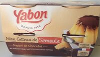 Gâteau de Semoule nappage Chocolat