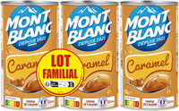 MONT BLANC Crème dessert Boîte Caramel 3x570g Lot Familial
