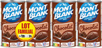 MONT BLANC Crème dessert Boîte Chocolat 4x570g Lot Familial
