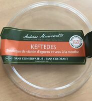 Keftedes boulettes de viande d'agneau et veau à la menthe