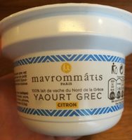 Yaourt Grec Citron