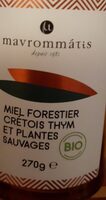 Miel forestier cretois thym et plantes sauvages