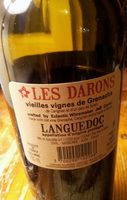 Languedoc vieilles vignes de Grenache, de Carignan et d'un peu de Syrah