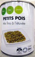 Petits pois très fins à l'étuvée