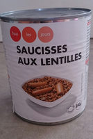 Saucisses aux lentilles